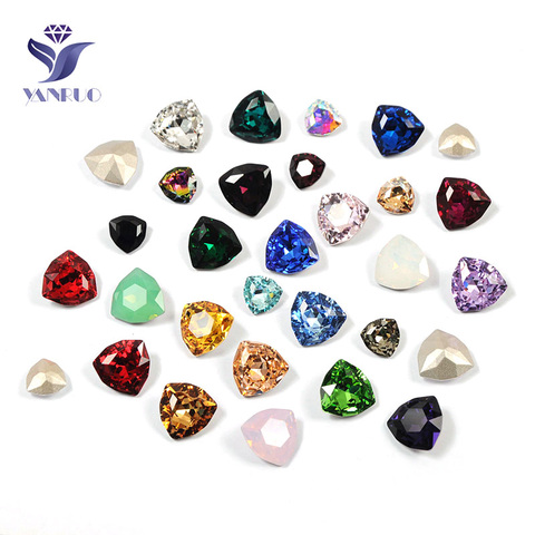 YANRUO 4706 Super Quality Stones and Crystals Sew On Claw Strass Pointback Craft Crystal For Stones For Clothes Decoration ► Photo 1/6