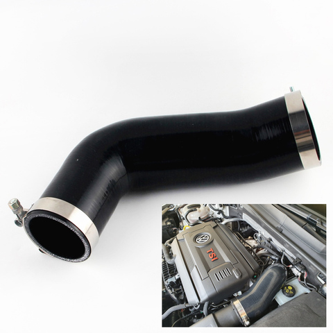 Silicone Turbo Inlet Elbow Tube Intake Hose For VW Golf MK7  R Audi V8 MK3 A3 S3 TT  2.0T 2014+ ► Photo 1/6