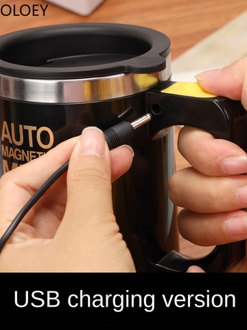 Usb Portable Coffee Mug Electric Automatic Self Stirring Cup Coffee Mug Travel Tea Stainless Steel Cup Tumblers Mugs Tazas Para ► Photo 1/6