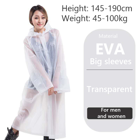 Raincoat Women Men Impermeable Thickened Waterproof Raincoat Tourism Outdoor Hiking rain poncho Raincoat Hooded Rain Coat ► Photo 1/6