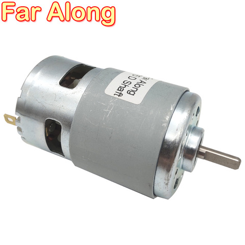 775 795 895 Powerful Electric Small High Speed DC Motors With Ball Bearings And Cooling Fan High Torque Micro Motor For Cutting ► Photo 1/6