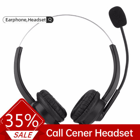 Call Center Headset For Xiaomi Customer Services Noise Cancelling 360 Degree Rotary Earmuffs Stretchable Headband Headphone ► Photo 1/6