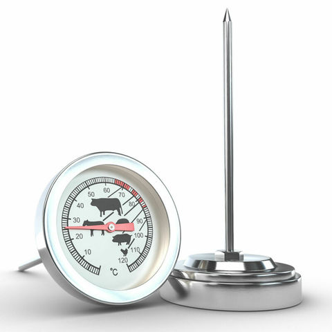 Stainless Steel Instant Read Probe Thermometer BBQ Food Cooking Meat Milk Gauge ► Photo 1/6