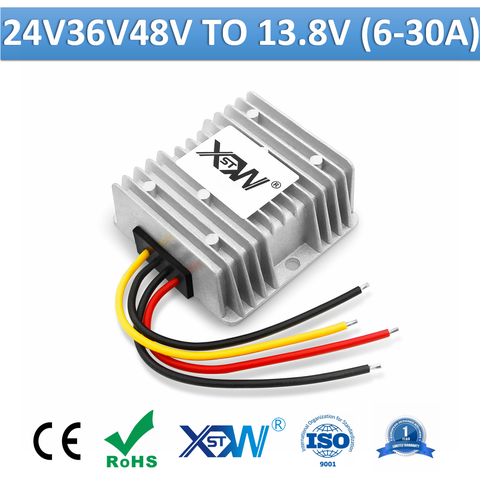 XWST 24V 36V 48V DC to 13.8v DC Buck Converter Step Down Module  6A 8A 10A 15A 20A 25A 30A 13.8 Volt Voltage Regulator ► Photo 1/6