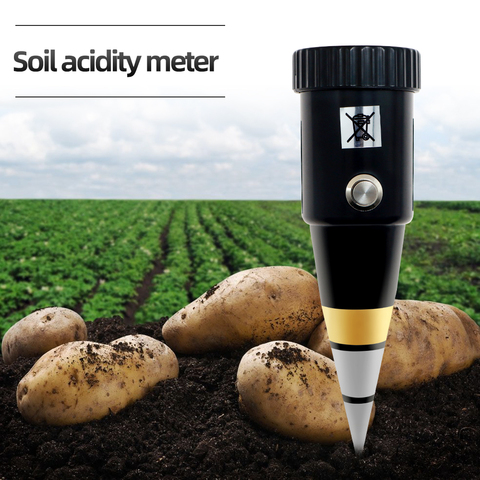 2 in 1 Soil Tester Moisture/PH Meter Plant Soil pH 3-8 Level Moisture Tester Garden Instrument Testing Tool For Potato Crop 30% ► Photo 1/6