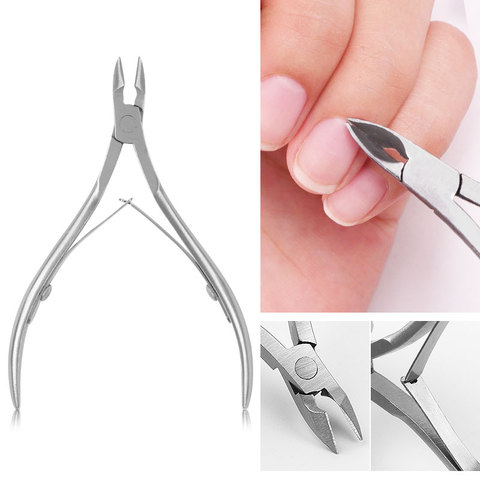 Professional Stainless Steel Cuticle Nail Nipper Clipper Nail Art Manicure Pedicure Care Trim Plier Cutter Beauty Scissors Tools ► Photo 1/6