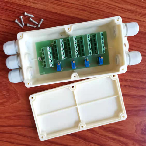 Small Loadometer Terminal Box Electronic Weighing  Wire Box four-into-one  sensor Junction Box ► Photo 1/6