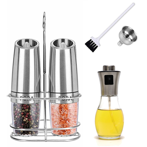 Kitchen Tool Electric Automatic Pepper Grinder Salt and Pepper