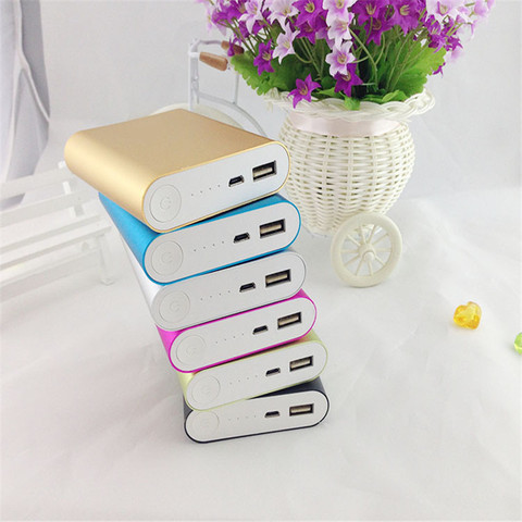 11200mAh 4X 18650 USB Power Bank Battery Charger Case DIY Box for IPhone for Smart Phone MP3 Electronic Mobile Charging ► Photo 1/6