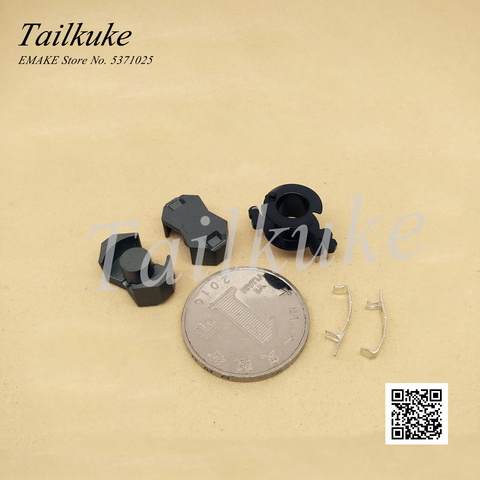 10sets/lot RM6 Magnetic Core Supporting Vertical Skeleton 3 3 Ferrite Transformer Core PC40 Material with Steel Clip Skeleton ► Photo 1/5