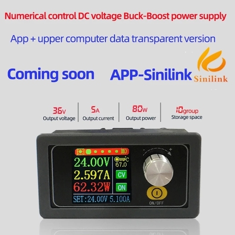 XYS3580 DC DC Buck Boost Converter CC CV 0.6-36V 5A Power Module Adjustable Regulated Laboratory Power Supply Variable ► Photo 1/6