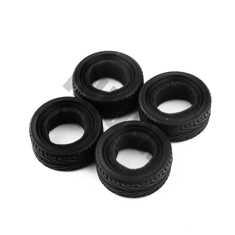 4PCS Rubber Run Flat RC Car Wheel Tire 65*26MM for 1/10 RC On-road Rally Car Kyosho Traxxas Tamiya HSP HPI RC Type Parts ► Photo 1/1