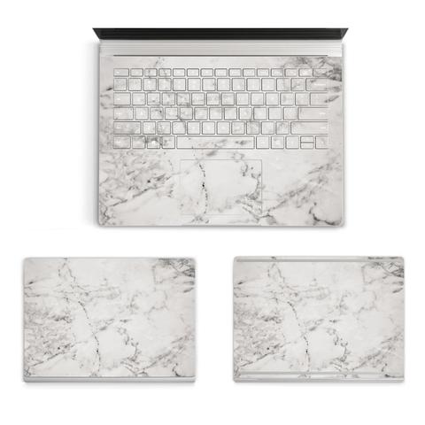 Marble Texture Laptop Body Top & Bottom Sticker Decal for 13