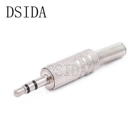 1PC stereo 3.5MM metal audio plug 3.5mm 3 Pole Male Repair Headphones Audio Jack Plug ► Photo 1/5