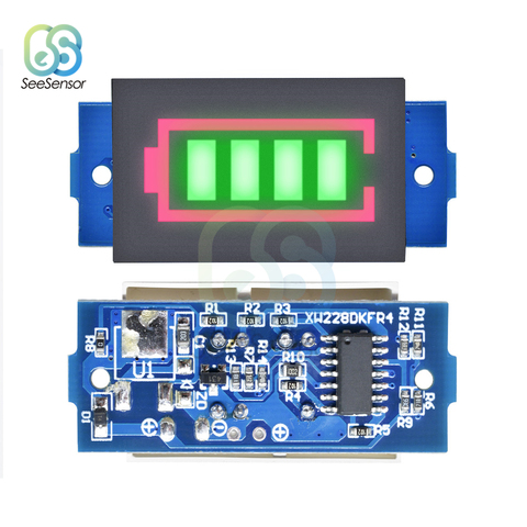 1S 2S 3S 4S Series Li-po Li-ion Lithium Battery Capacity Indicator Module Green Display Board Panel Battery Power Tester ► Photo 1/6