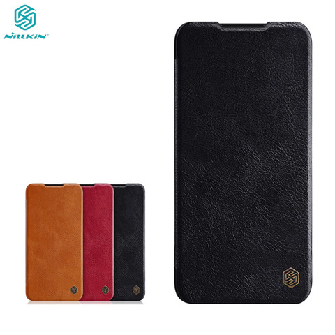 For Xiaomi Mi 9 Lite mi CC9 CC 9e Flip Case Nillkin Qin Vintage Leather Flip Cover Card Pocket Wallet Case For Xiaomi Mi A3 ► Photo 1/6