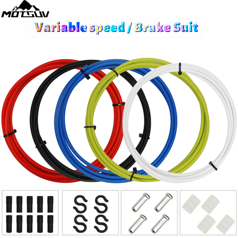 MOTSUV MTB bike/road bike universal brake/shift cable tube kits   core inner cable shift brake cable set brand new original Line ► Photo 1/6