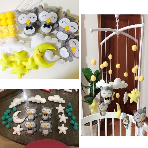 Buy Online Pregnant Mom Handmade Baby Rattles Set Diy Bed Bell Material Package Toy Newborn Infant Crib Mobile Bed Bell Toys Alitools
