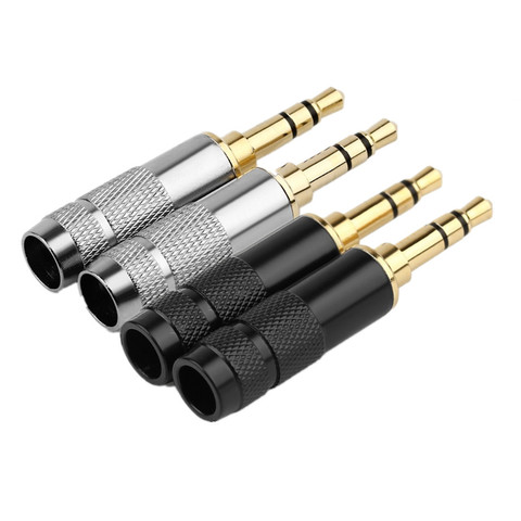 6/20/50pcs Audio Jack 3.5 Earphone Plug Connectors Stereo 3 Poles Gold Plated ID 5.8mm Hifi Headphone Upgrade Wire 3.5mm Male ► Photo 1/6