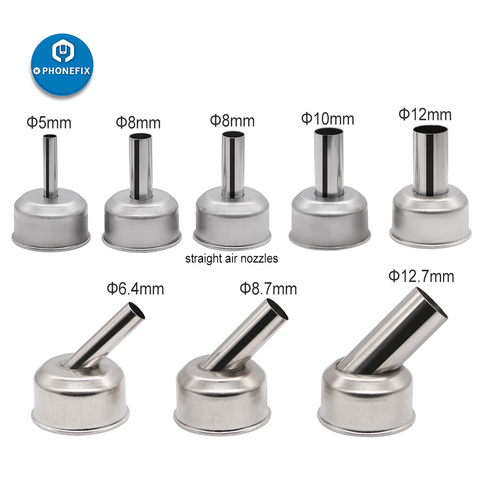 ATTEN ST-862D Hot Air Gun Nozzles 5/8//10/12MM Straight/Spiral/Curved Nozzles for ATTEN ST-862D Hot Air Gun Soldering Station ► Photo 1/6