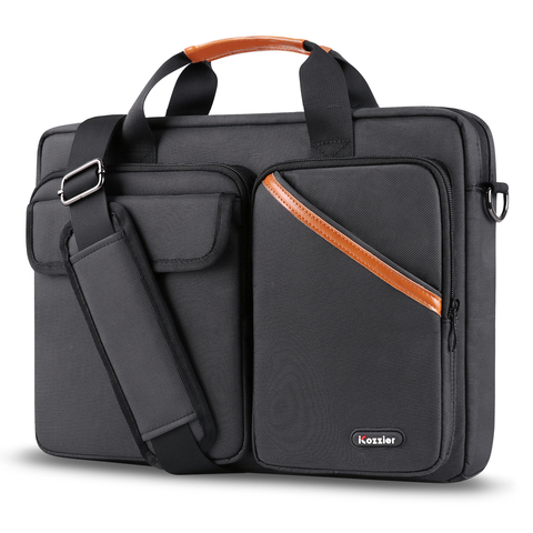 iCozzier 13.3/15.6 Inch Multi-Pocket Laptop Sleeve Large Capacity Shoulder Bag Electronic Organizer Waterproof Carrying Case ► Photo 1/6