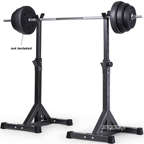 High-quality Adjustable Squat Stand Split Barbell Rack Barbell Squat Body Frame Weight Lifting Barbell Rack Fitness Equipments ► Photo 1/6