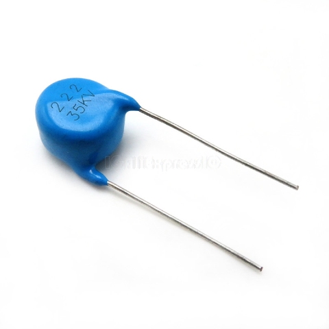 5pcs/lot High voltage ceramic chip ceramic capacitor 35KV222 35KV 222 2200P In Stock ► Photo 1/1