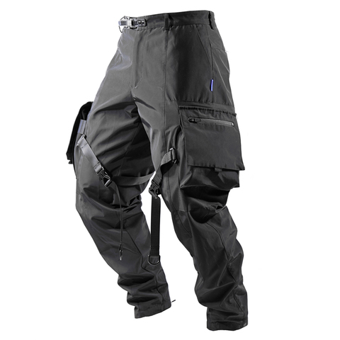 reindee lusion steven cargo pants with straps large pockets waterproof outdoor techwear darkwear ninjawear ► Photo 1/6