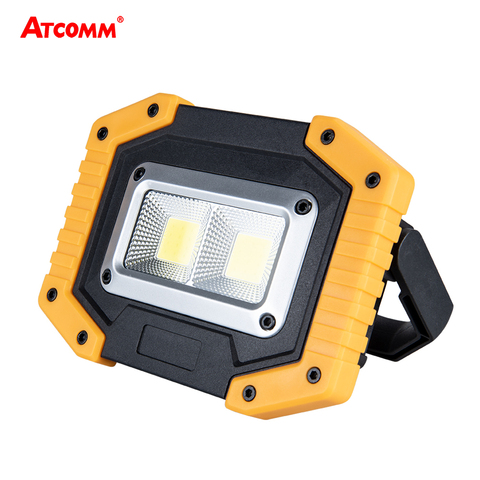 30W LED Work Light Portable LED Floodlight 5V USB Rechargeable 3 Modes Reflector Spotlight Flashlight Outdoor Emergency Lighting ► Photo 1/1