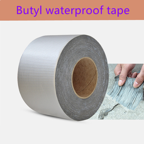 Butyl Rubber waterproof tape Pipe Floor Roof Leakage proof Window Wall Waterproof strong self-adhesive sticker Sealer 5/10/15cm ► Photo 1/6