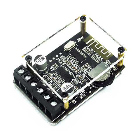 10W/15W/20W/30W/40W Stereo Bluetooth Power Amplifier Board 12V/24V High Power Digital Amplifier Module XY-P15W ► Photo 1/6