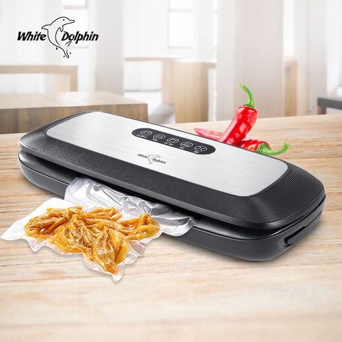 Kitchen Vacuum Food Sealer With 10PCS Food Seal Bags Automatic Electric Food Vacuum Sealer Packaging Machine 220V 110V ► Photo 1/6