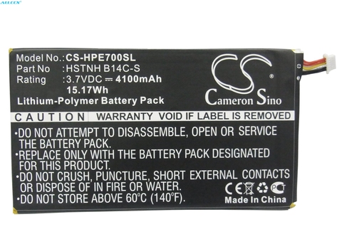 Cameron Sino 4100mAh Battery for HP Slate 7 1800 Tablet, Slate 7 3G, Slate 7 Voice Tab, Slate 7 Voice Tab Dual Sim,Tablet 7 1800 ► Photo 1/6