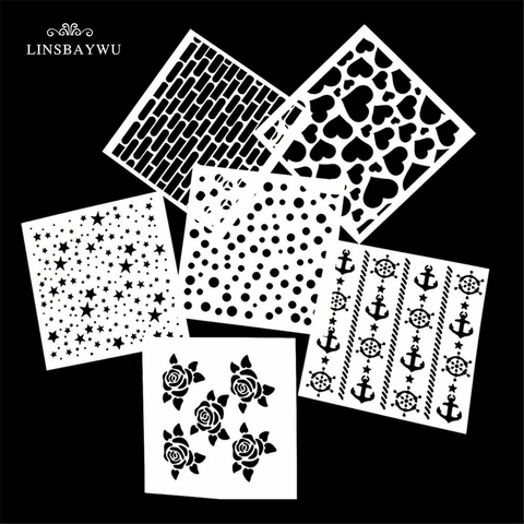 1 Pc 28 Styles Flower Plastic Stencil Fondant Cake Decorating Tools Border Lace Icing Sugarcraft Mold Mousse Brim Baking Moulds ► Photo 1/6