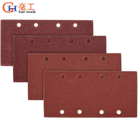 10PCS 93x185mm Square Sandpaper Grit Flocking Sand Paper Special Shaped Disc Abrasive Stone Glass Grinder For Wood Polish Tools ► Photo 1/6