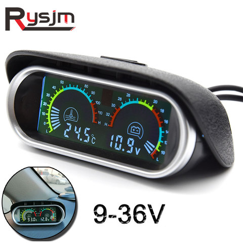 2 52MM 12V 8~16V Universal LED Electrical Car Voltmeter Voltage Gauge Meter