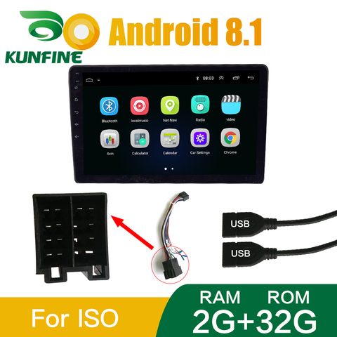 9 INCH 2GB RAM 32GB ROM Android 9.1 Car radio Multimedia Video Player Universal auto Stereo GPS Bluetooth Steering Wheel control ► Photo 1/6