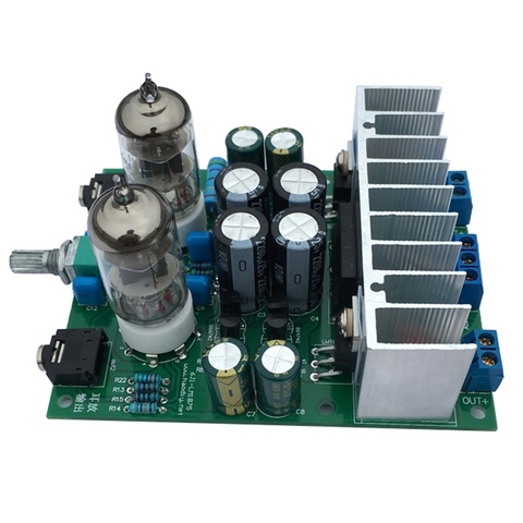 HIFI 6J1 Tube Amplifier Headphones Amplifiers LM1875T Power Amplifier Board 30W Preamp Bile Buffer Diy Kits ► Photo 1/6