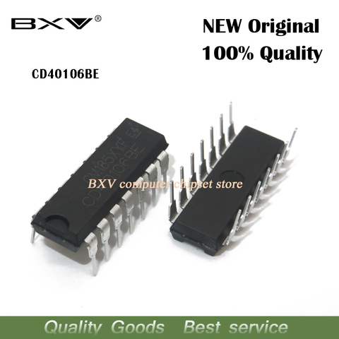 10PCS CD40106BE DIP14 CD40106 DIP 40106BE DIP-14 new IC ► Photo 1/1