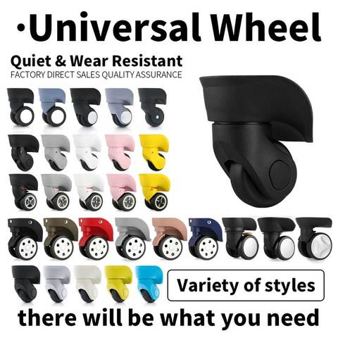 Luggage Wheel Replacement Wheels Suitcase Accessories Universal Casters Rolling Luggage Suitcase Wheeled Accessories Bags Caster ► Photo 1/6