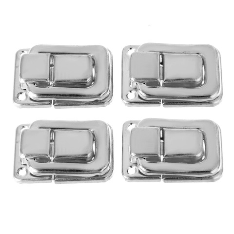 4pcs Sliver/Gold Color Fastener Toggle Lock Latch Catches Suitcase Case Boxes Chests Trunk Door Hardware Latch Hasps Replacement ► Photo 1/6