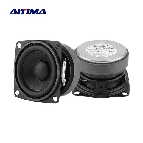 AIYIMA 2Pcs Portable Audio Speakers 53MM 4 Ohm 15W Full Range Sound Speaker Mini Loudspeaker For Home Theater DIY ► Photo 1/6