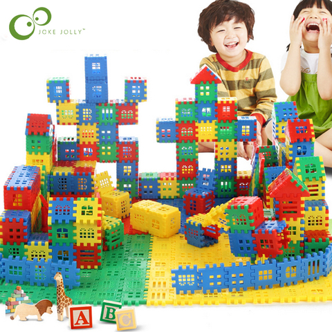 50Pcs Parenting Developing House Building Blocks Construction Educational Learning Building Blocks Toys For Children Gift GYH ► Photo 1/6