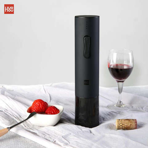 Original Huohou Automatic Red Wine Bottle Opener Electric Corkscrew Foil Cutter Cork Out Tool 6S Open 550Mah Battery ► Photo 1/6