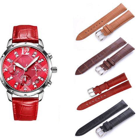 12/14/16/18/20/22mm Genuine Leather Watch Strap Band Belt Watchbands Watch Accessories ► Photo 1/6