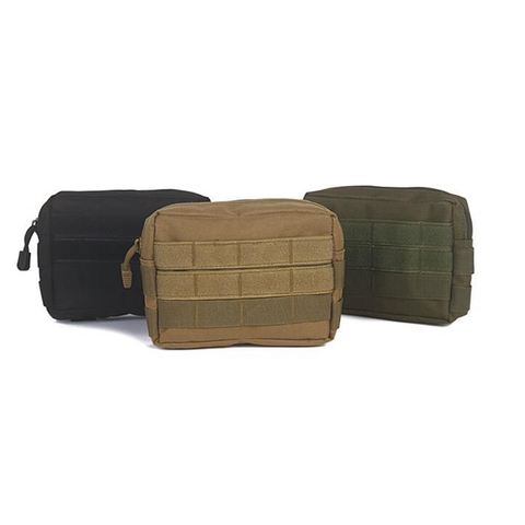 Military Molle Waist Bag Tactical Utility EDC Tool Vest Waist Pack Pockets Hunting Cigarette Phone Holder Case First Aid Bag ► Photo 1/6