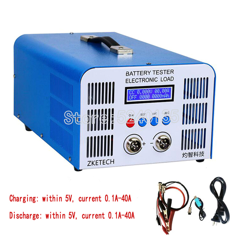 EBC-A40L high current lithium battery iron lithium ternary power battery capacity tester charge and discharge 40A 110V/220V ► Photo 1/3