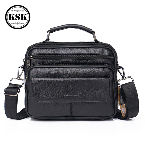 Men's Shoulder Bag Messenger Bag Crossbody Bags For Men Genuine Leather Bags 2022 Flap Luxury Handbag Shoulder Handbag ZZNICK ► Photo 1/6