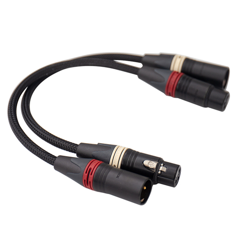 Fanmusic C006 XLR male to XLR female Balanced HiFi Cable 20cm ► Photo 1/6