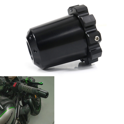 Throttle Lock Cruise Control Fit For Kawasaki Vulcan S KLR 650 GTR1400 Ninjia 650 ER-6N Z900 Z400 Throttle Clamp Assist End Bar ► Photo 1/6